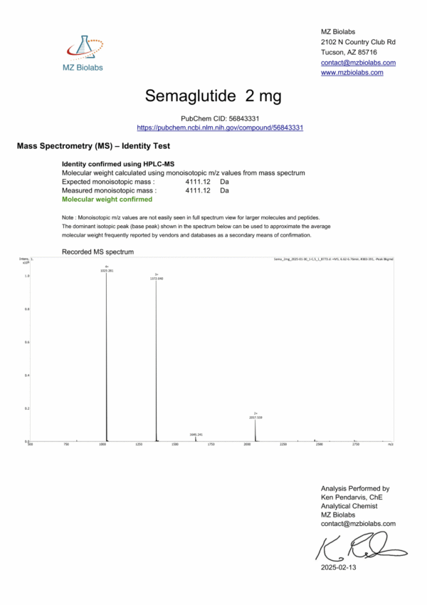 Semaglutide (SMA GLP-1)