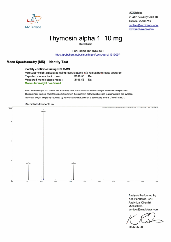 Thymosin Alpha 1