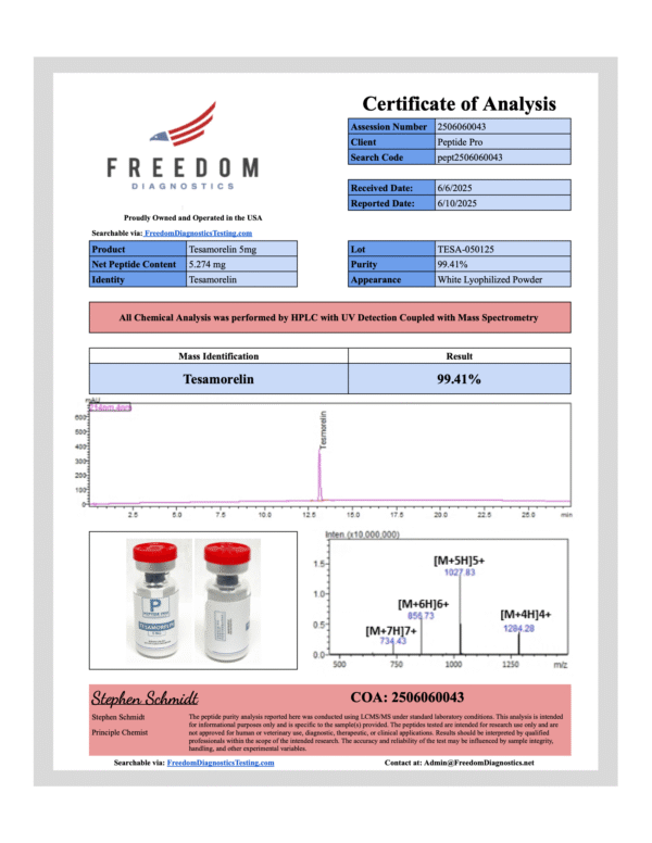Tesamorelin